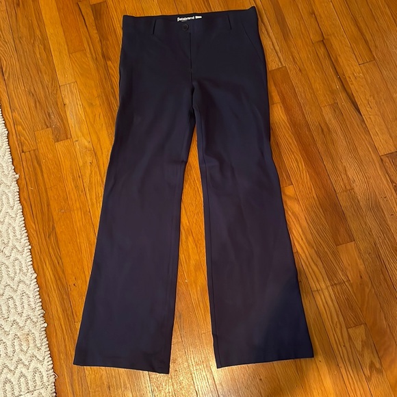 Betabrand Pants & Jumpsuits Betabrand Straight Leg Navy Stretch